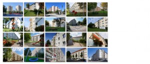 Collage von mehreren Mietwohnungen