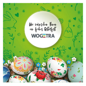 WOGETRA wünscht ein frohes Osterfest.