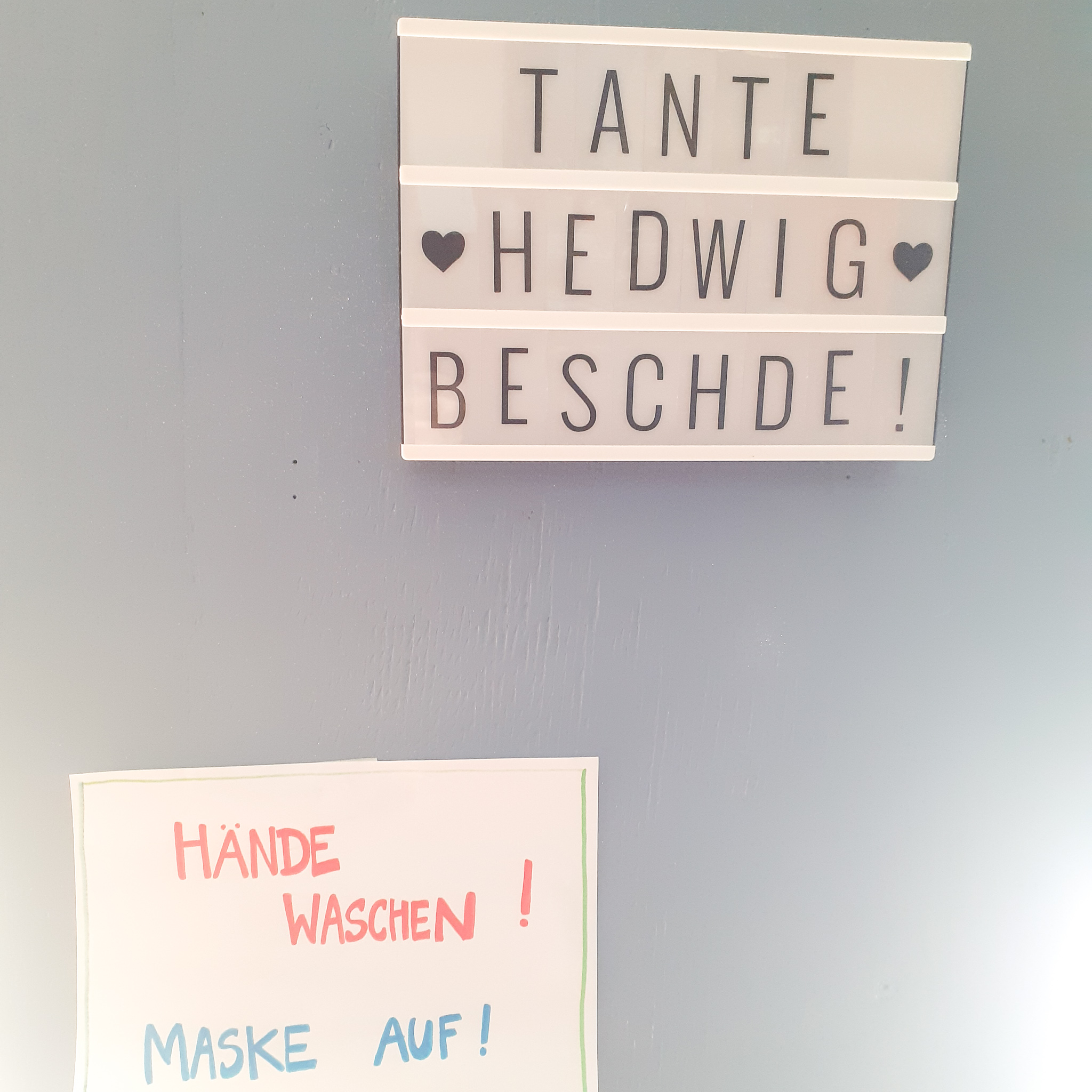 Wandgestaltung bei Tante Hedwig in Leipzig