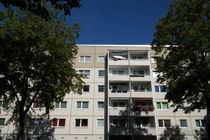 Wohnobjekt der Wohnungsgenossenschaft WOGETRA in Leipzig Thekla Sosaer Str.