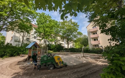 Unsere Spielplatzpflege! Für ein gutes Gefühl bei wildem Spielspaß