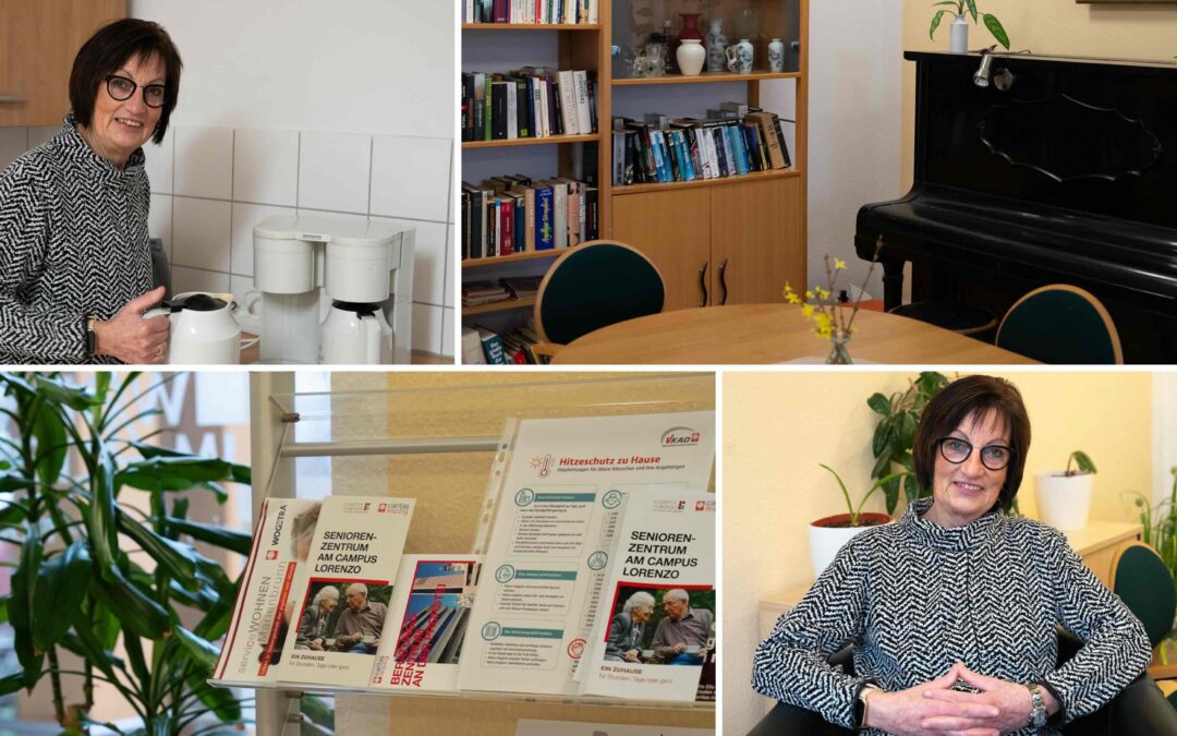 Collage von Ilse Lauer und der CARITAS Begegnungsstätte in Marienbrunn.