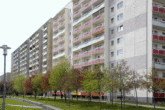 Frisch sanierte 1-Raumwohnung mit Balkon und Dusche - Aussenansicht
