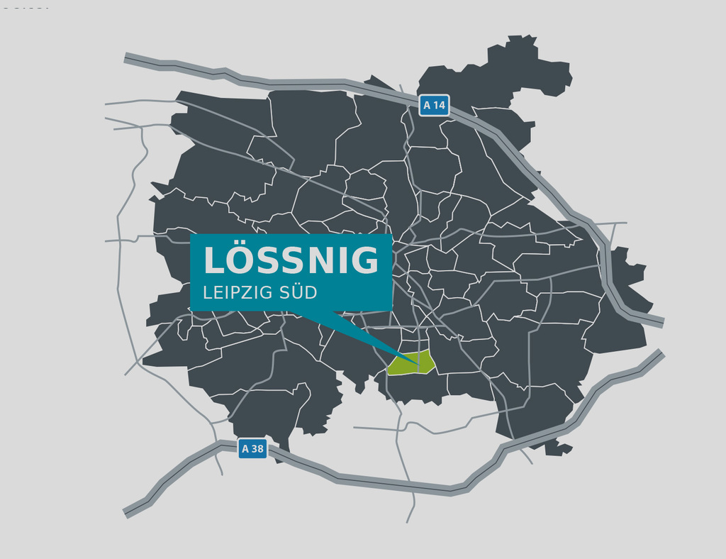 Wohnen am Silbersee 2-Raumwohnung mit Balkon in Lößnig - Foto 3