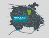 3-Zimmerwohnung in Mockau - Stadtteilkarte