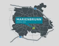 Senioren willkommen: 2-Raumwohnung mit Fahrstuhl und ebenerdiger Dusche - Stadtteilkarte