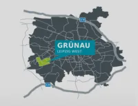 Umgebaute 2-Zimmerwohnung mit Abstellraum und großer Küche - Stadtteilkarte
