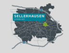 2-Raumwohnung in Sellerhausen - Stadtteilkarte